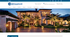 Desktop Screenshot of oxyinvestments.com